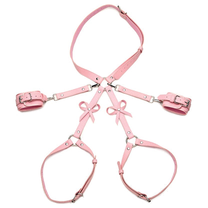 Strict Bondage Harness With Bows XR BRAND