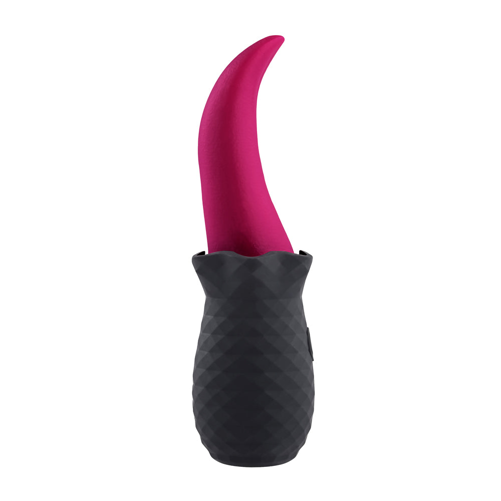 Selopa Vibromasseur pour langue rechargeable en silicone