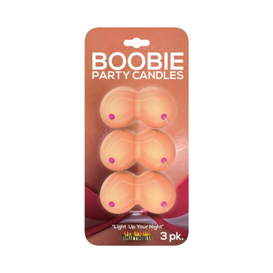 Boobie Party Candles 3pk