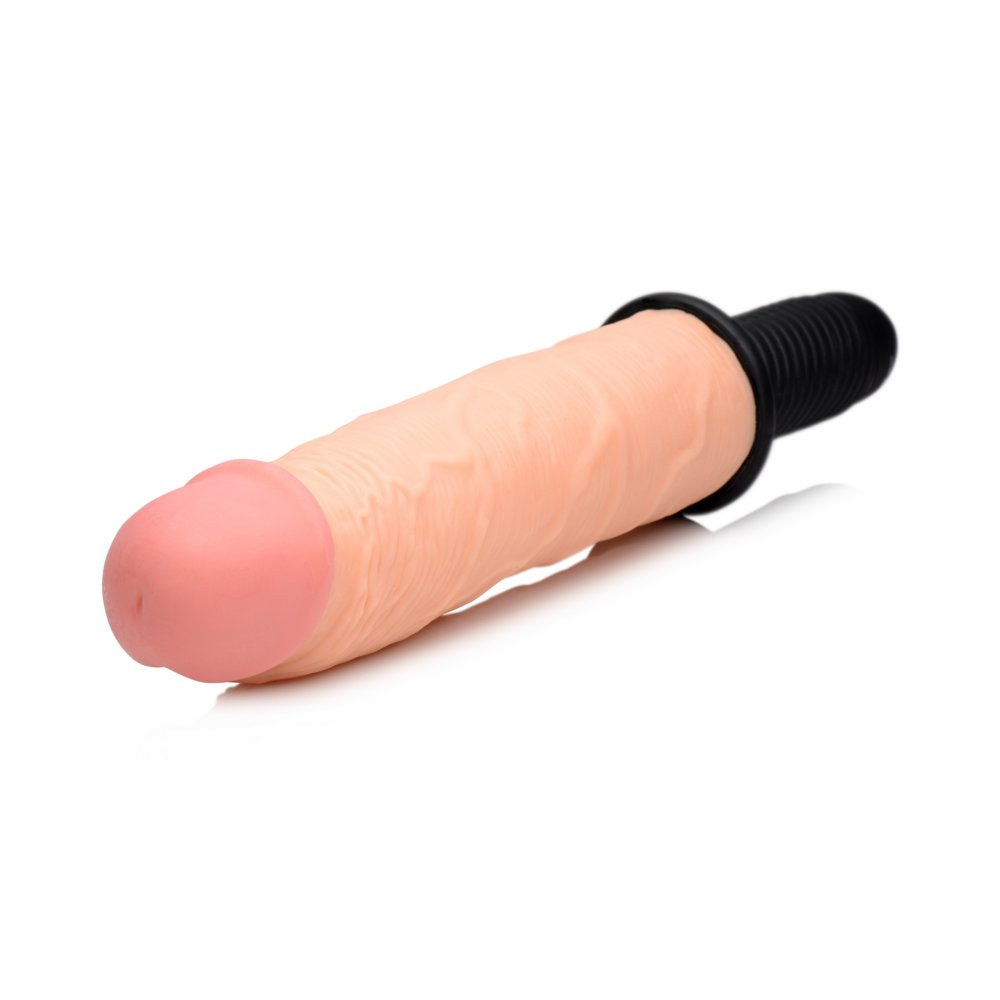 Onslaught XXL Consolador Vibrador Gigante Propulsor Beige