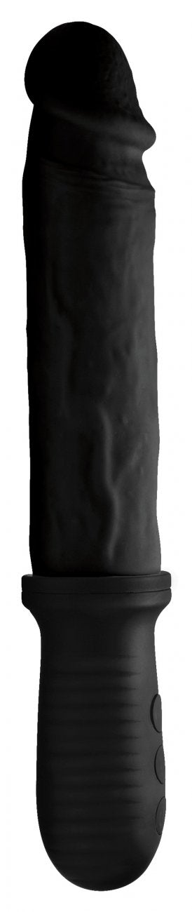 8X Auto Pounder Vibrating and Thrusting Dildo with Handle MASTER SERIES