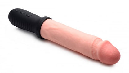 8X Auto Pounder Vibrating and Thrusting Dildo with Handle MASTER SERIES