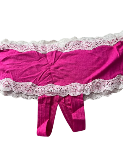 Shirley of Hollywood Stretch Lace Open Front Boyshort (Style 