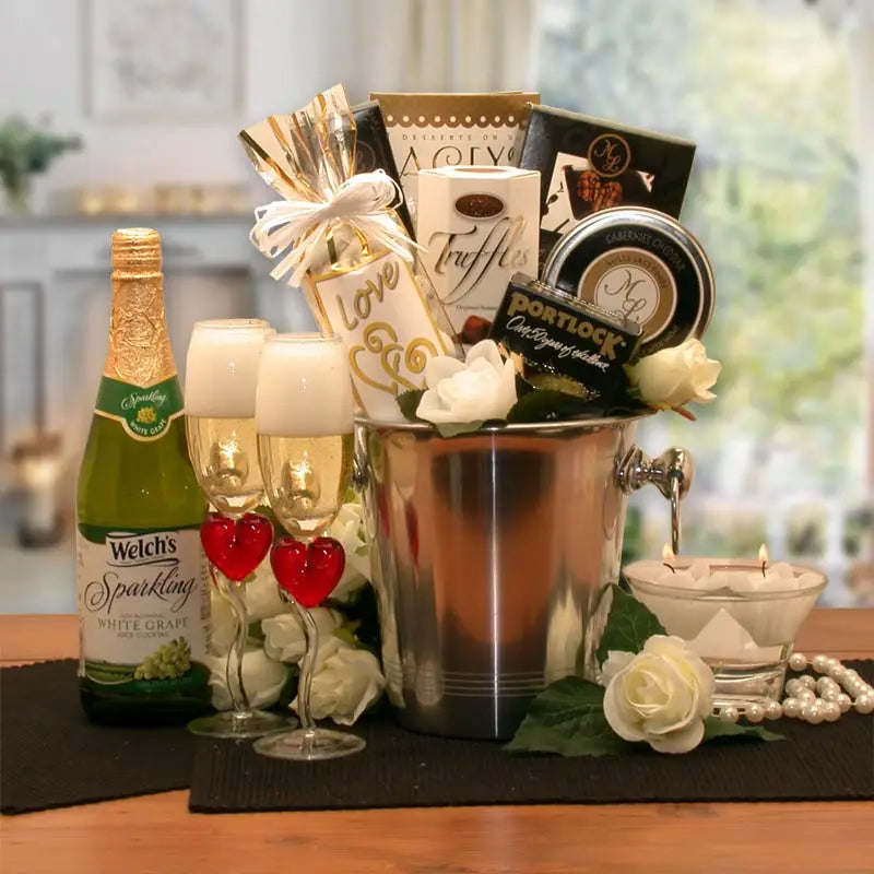 Romantic Evening For Two Gift Basket SP BOUTIQUE