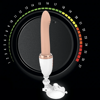 Hand Free 2-in-1 Telescopic Vibrating Dildo Machine SP BOUTIQUE