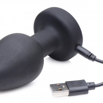 Zeus Vibe And Estim Anal Plug W/remote