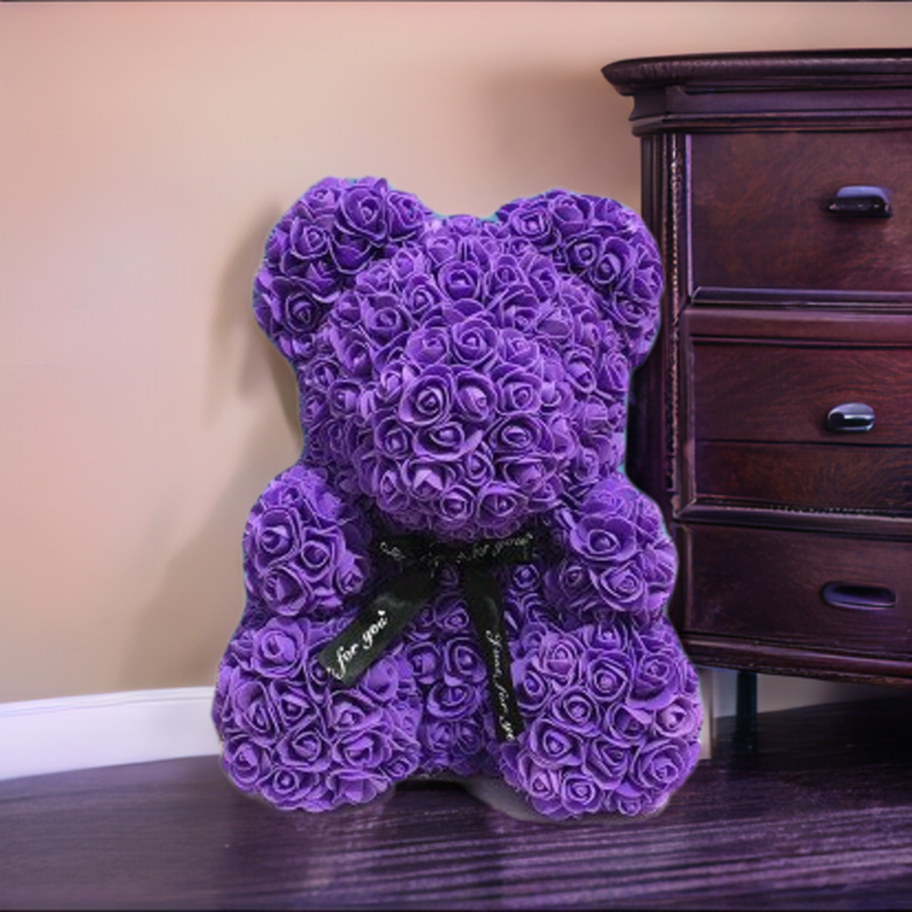 Enchanted Sensuous Rose Teddy Bear Gift