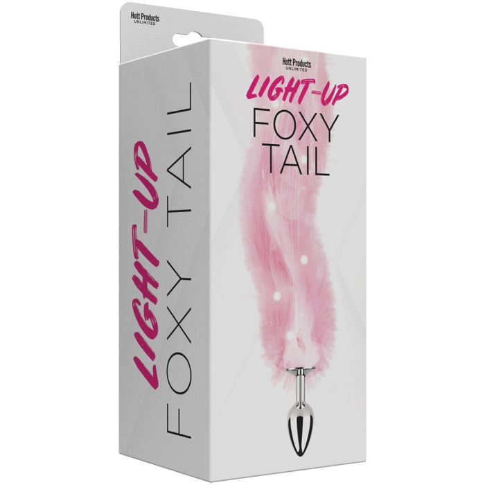 FOXY TAIL - LIGHT UP FAUX FUR BUTT PLUG HOTT PRODUCTS