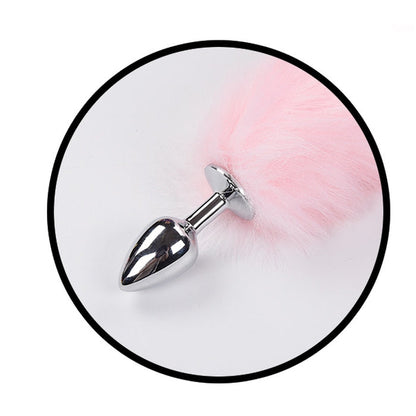 FOXY TAIL - LIGHT UP FAUX FUR BUTT PLUG HOTT PRODUCTS