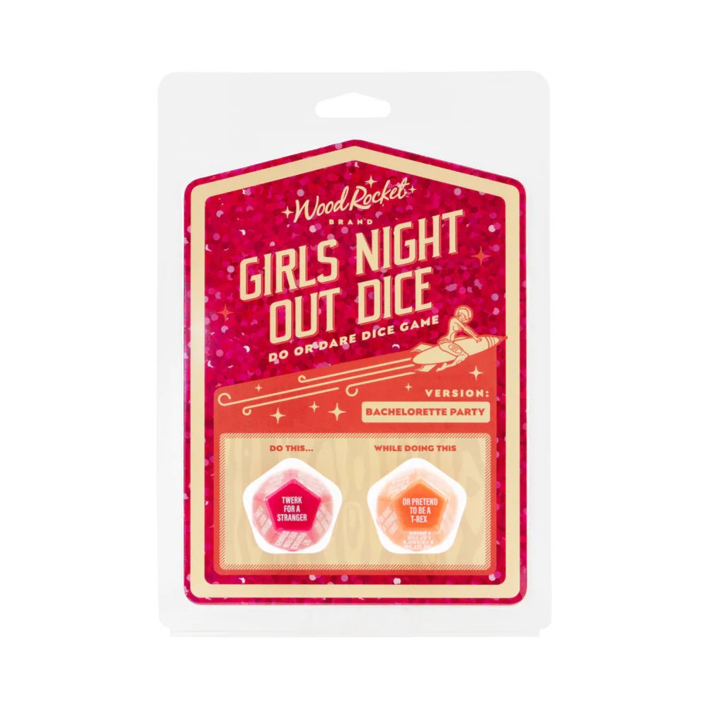 Girls Night Out Dice: Bachelorette Party WOOD ROCKET