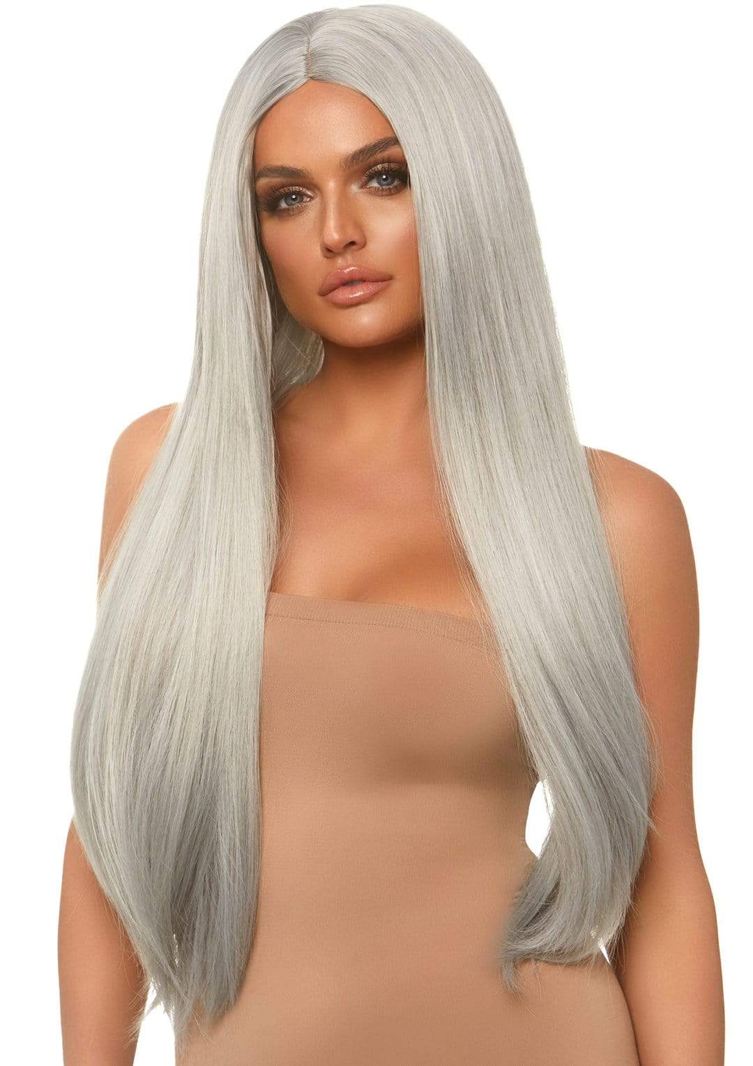 Long Straight 33" Center Part Wig