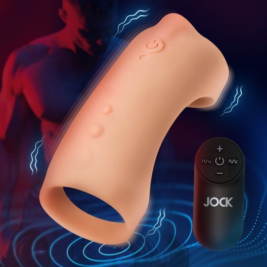 Vibrating Silicone Penis Sleeve CURVE TOYS