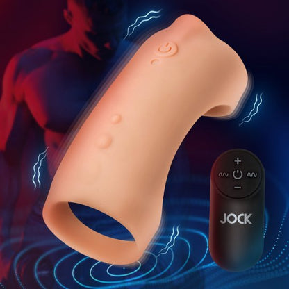 Vibrating Silicone Penis Sleeve CURVE TOYS