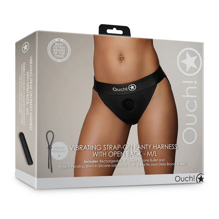 Ouch! Vibrating Strap-on PantyOpen
