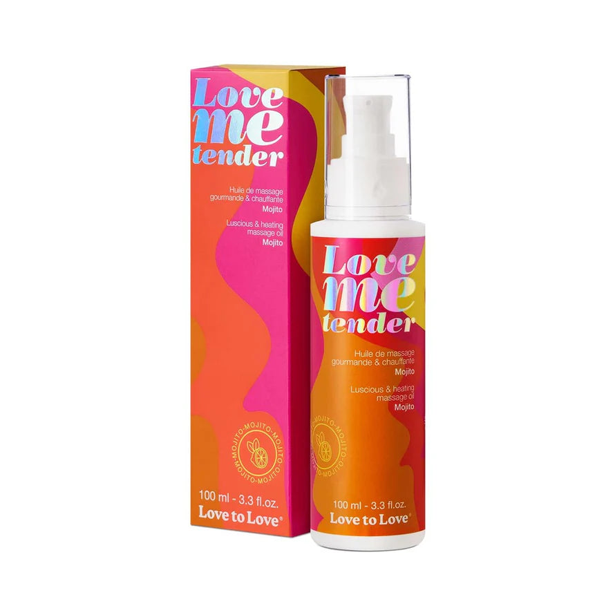 Love to Love Love Me Tender Luscious &amp; Heating Massage Oil LOVELY PLANET USA