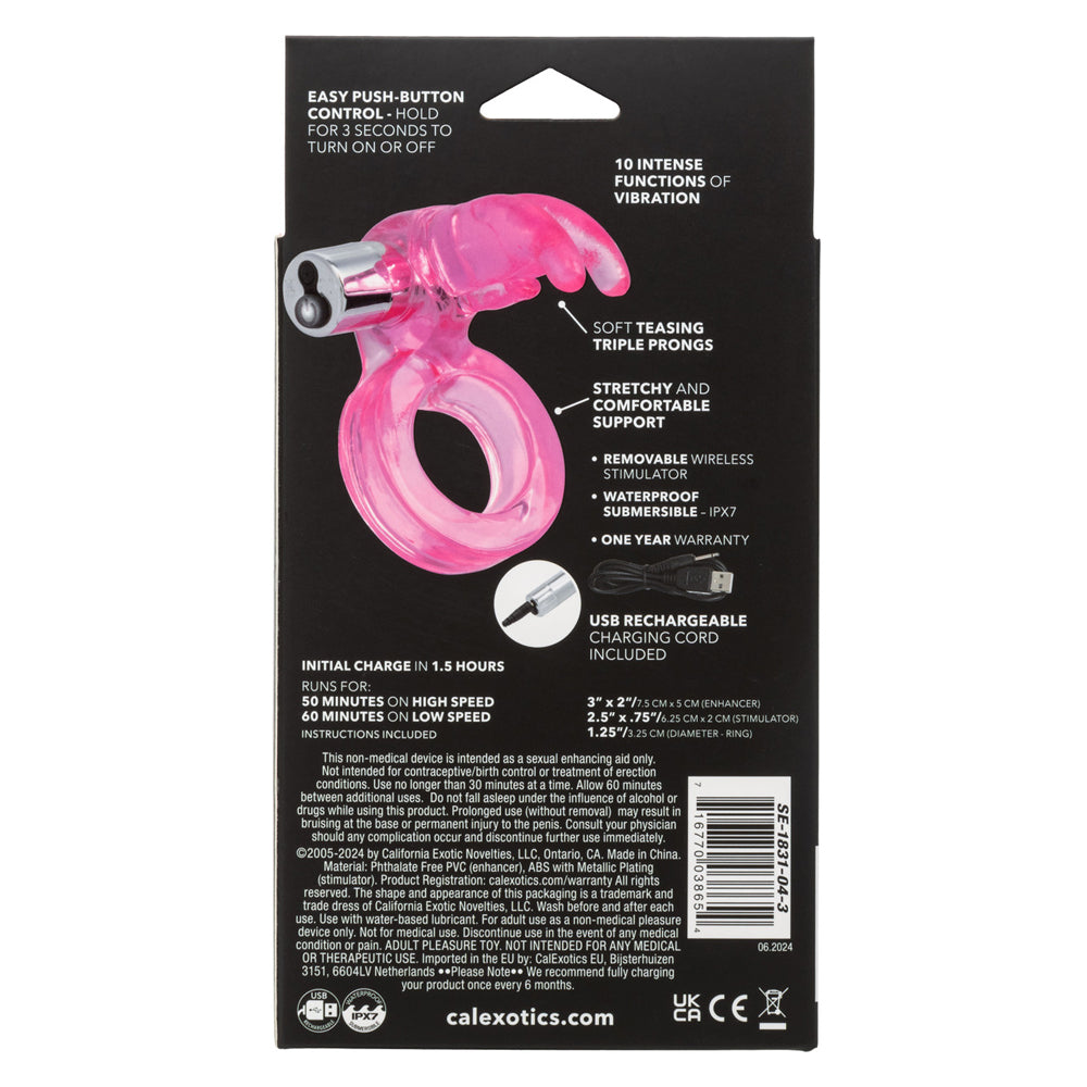 Triple Clit Flicker Rechargeable - SP BOUTIQUE