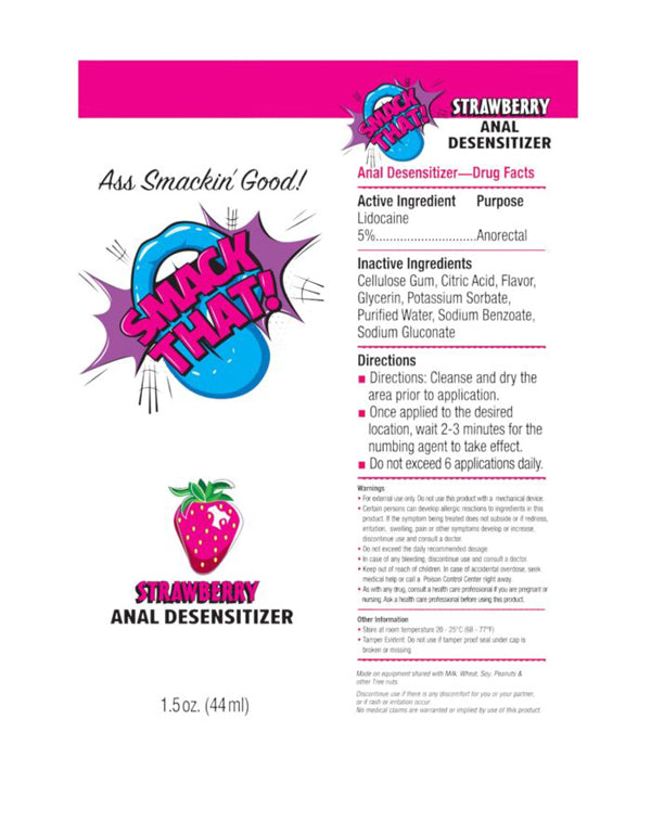 Smack That Anal Desensitizer 1.5 oz LITTLE GENIE