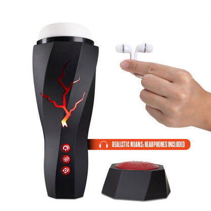 M For Men Storm Rechargeable Masturbator BLUSH