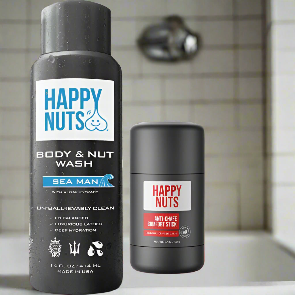 Happy Nuts Shower Gel & Anti-Chafe Bundle