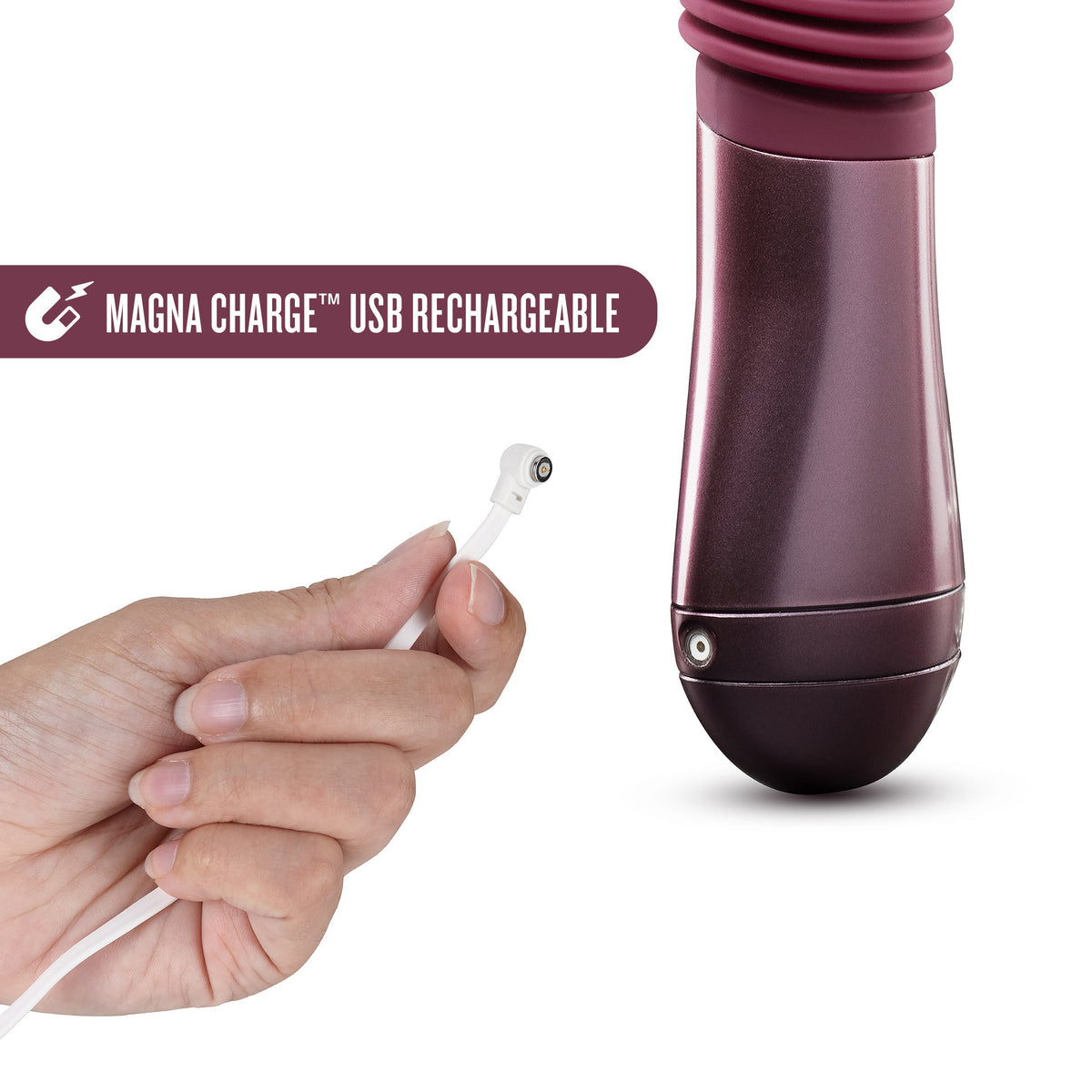 Temptasia Trixie Rechargeable Silicone Thrusting Dildo - SP BOUTIQUE