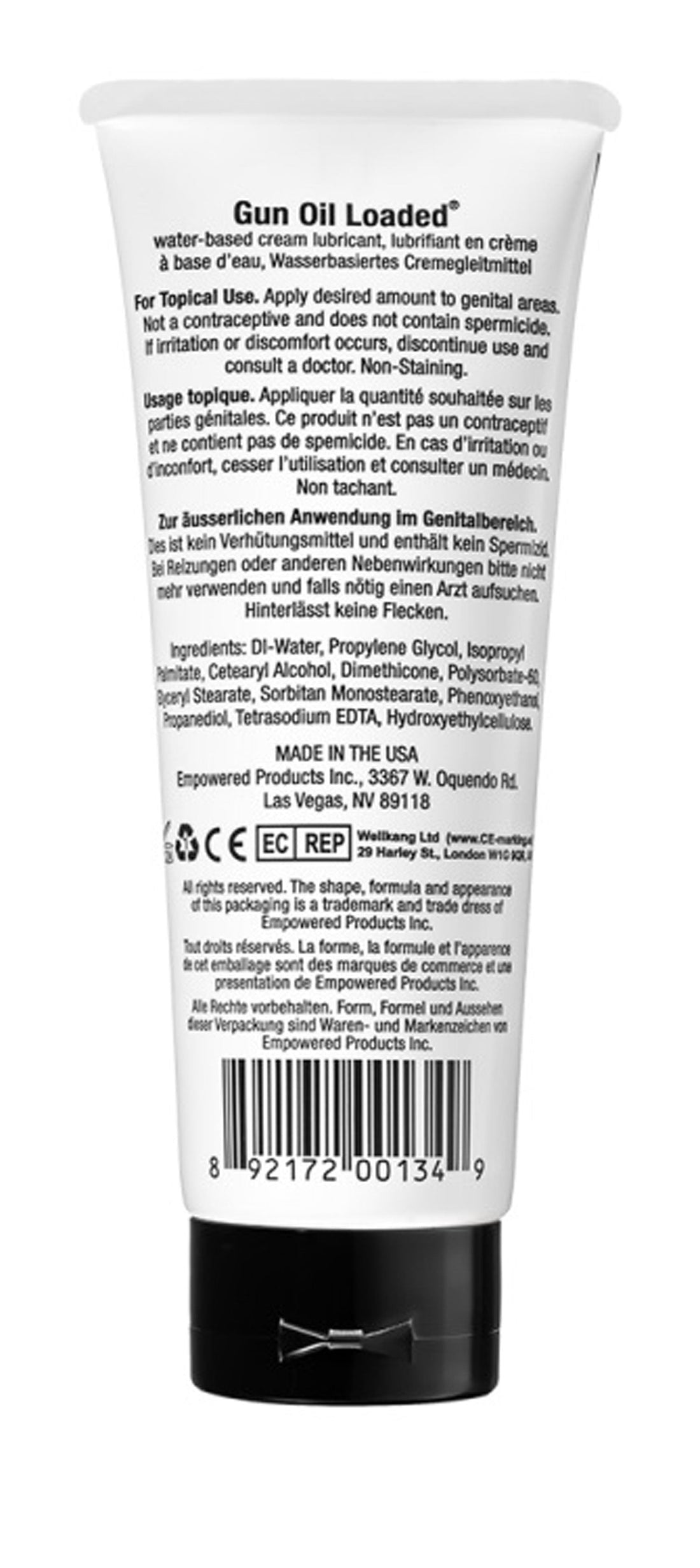 Gun Oil Loaded - 3.3 Oz. Tube GUN OIL