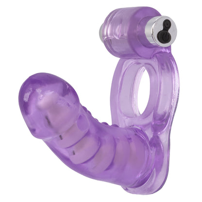 Double Diver Dual Penetration Vibrating Cock Ring
