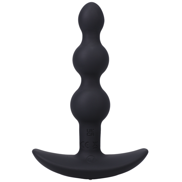 A-Play Beaded Vibe 10-Speed Vibrating Anal Plug With Remote Control - Silicone &amp; Waterproof - SP BOUTIQUE