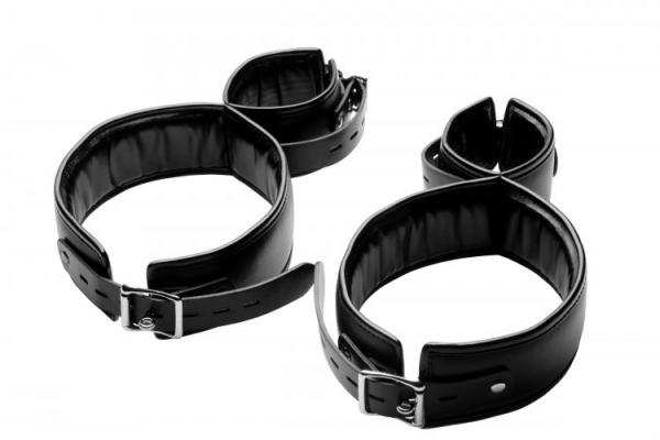 Strict Thigh Cuff Restraint System Black - SP BOUTIQUE