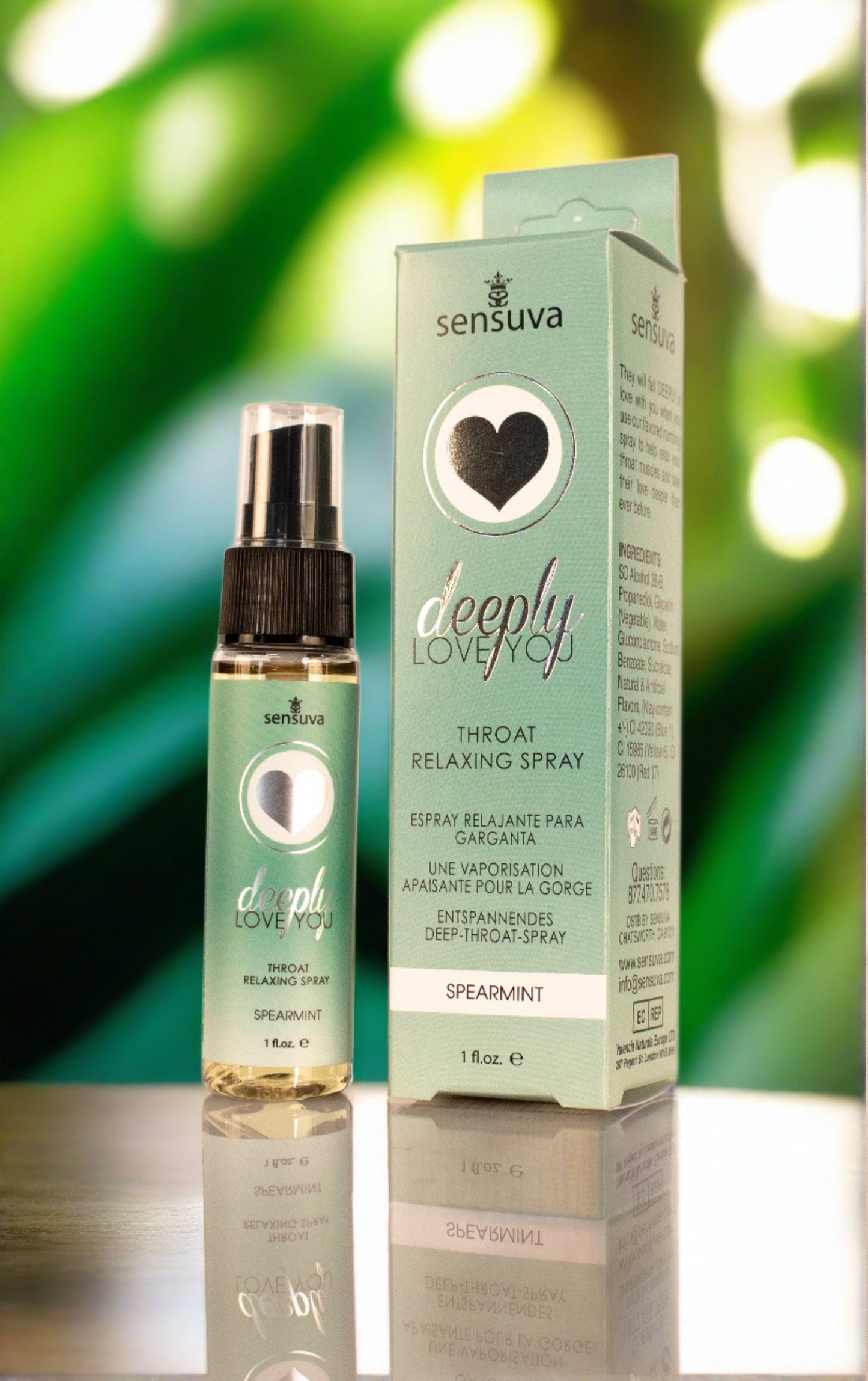 Spray relaxant pour la gorge Sensuva Deeply Love You