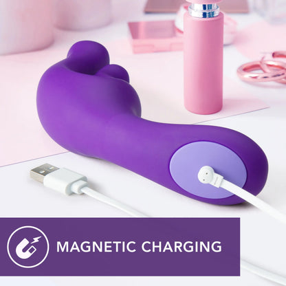 Wellness G Wave 11.5" Dual Motor G-Spot &amp; Clitoral Pressure Massager - Waterproof &amp; Rechargeable - SP BOUTIQUE