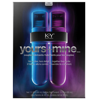 K-Y Yours &amp; Mine Couples Lubricant Set - SP BOUTIQUE