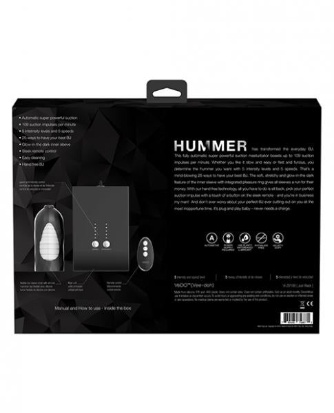 Vedo Hummer Super BJ Machine Black Pearl - SP BOUTIQUE