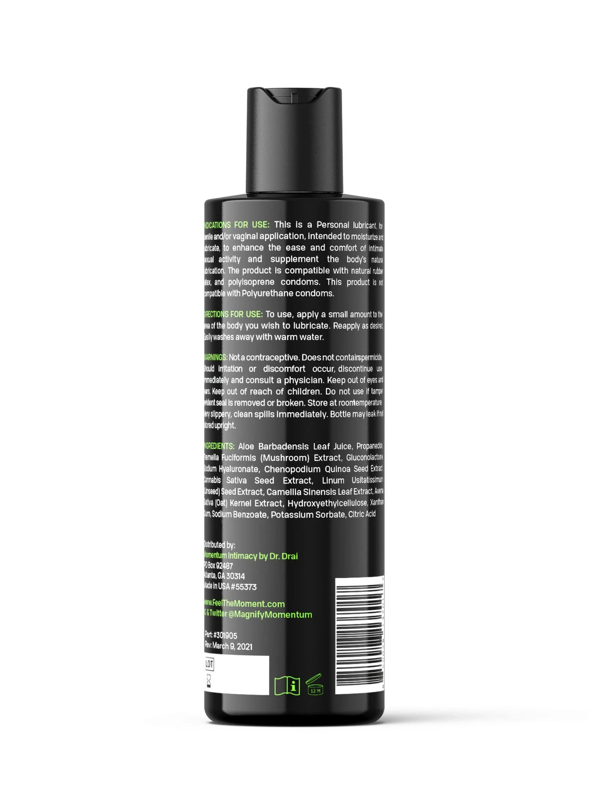 Momentum For All Organic Aloe Lubricant - SP BOUTIQUE