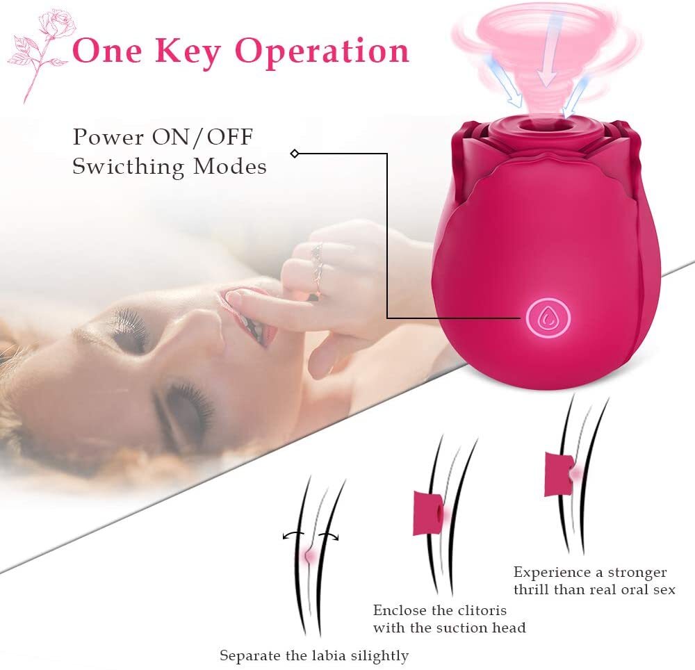 INBLOOM ROSALES SUCKING VIBRATOR - SP BOUTIQUE