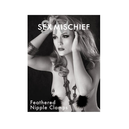 S&amp;M Feathered Nipple Clamps - SP BOUTIQUE