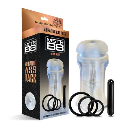 Happy Ending Mstr B8 Vibrating Ass Pack - Bum Rush - SP BOUTIQUE