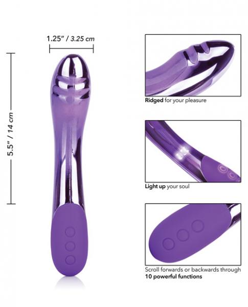 Dazzled Vibrance Purple G-Spot Vibrator - SP BOUTIQUE