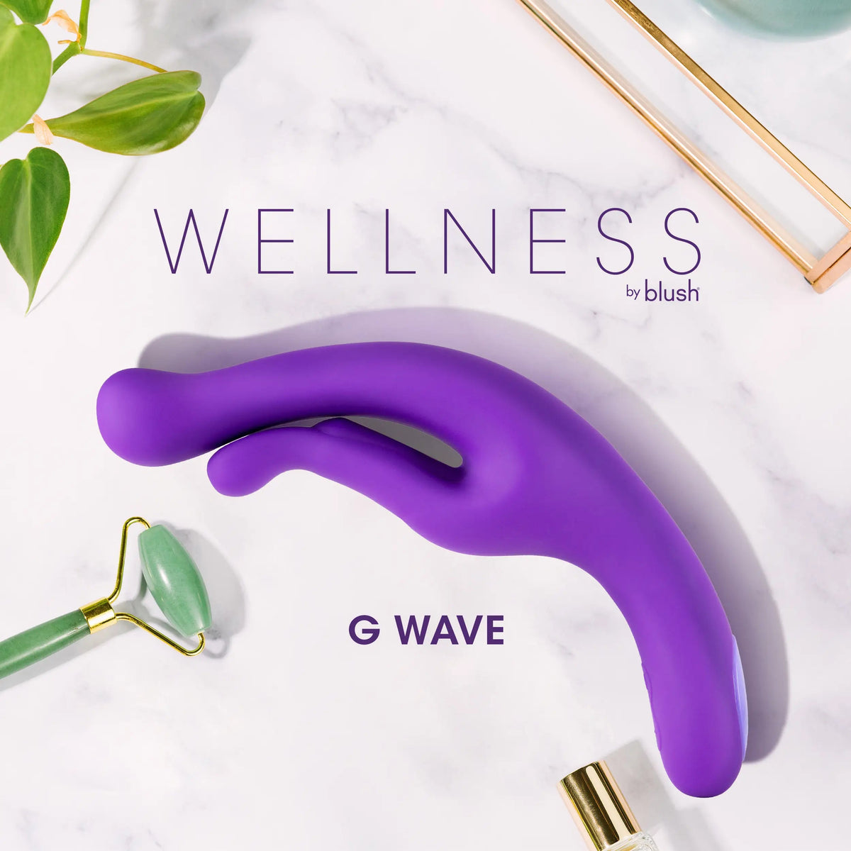 Wellness G Wave 11.5" Dual Motor G-Spot &amp; Clitoral Pressure Massager - Waterproof &amp; Rechargeable - SP BOUTIQUE