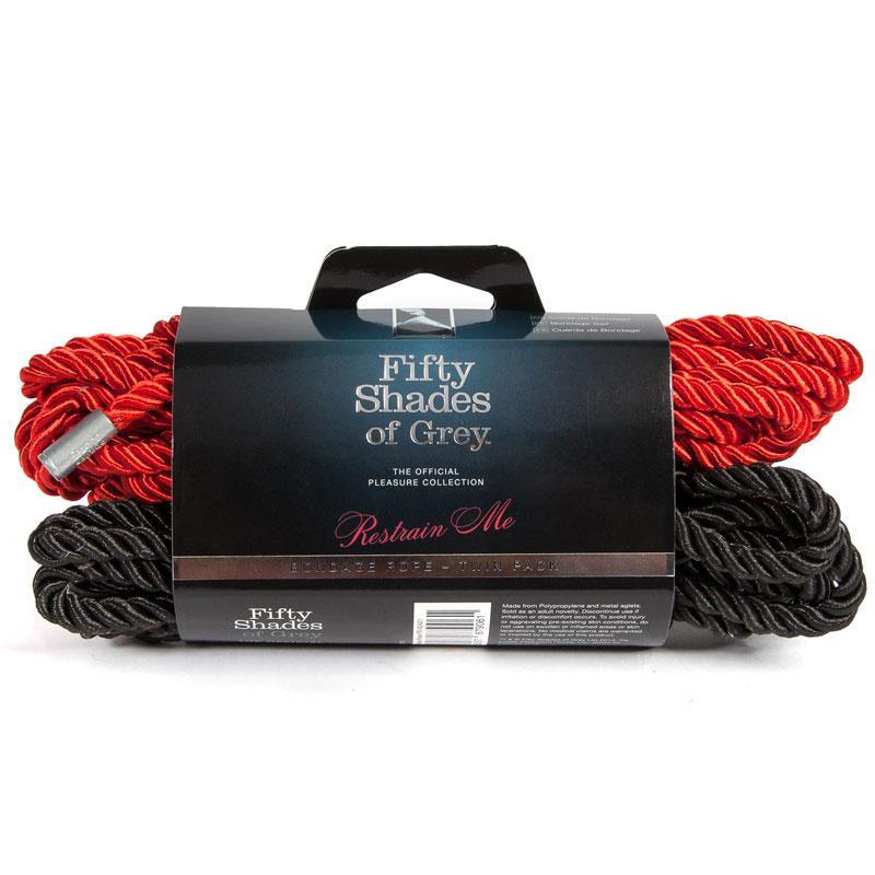 Fifty Shades Of Grey Restrain Me Bondage Rope Twin Pack - SP BOUTIQUE