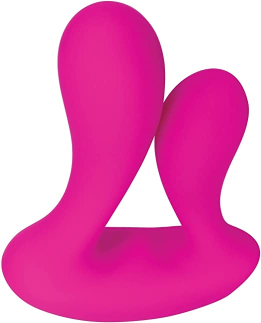 Vibromasseur à double entrée rechargeable en silicone avec télécommande Adam &amp; Eve