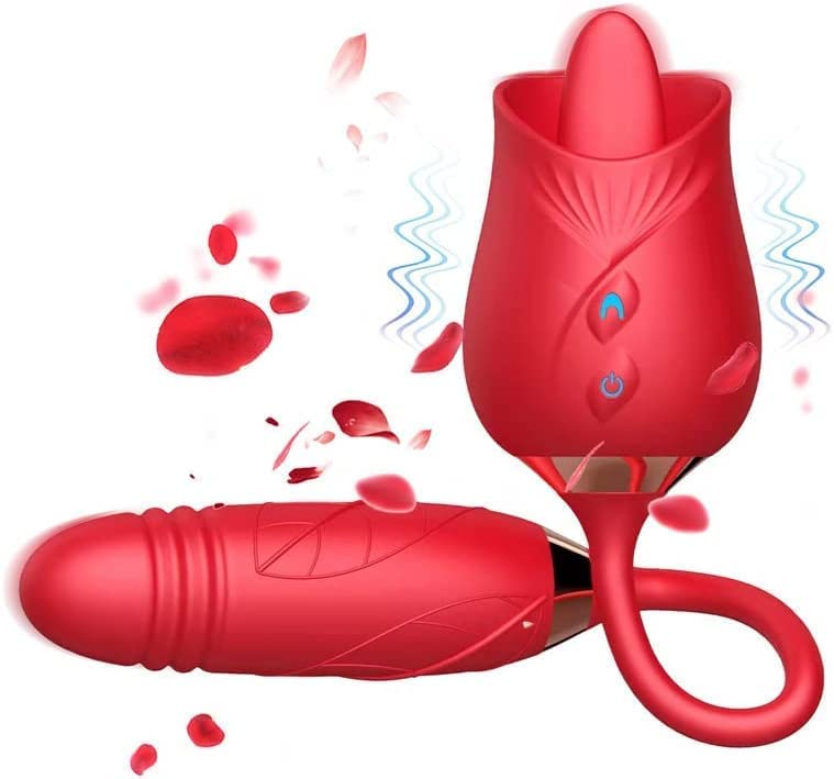 G Spot Tongue Licking Thrusting Vibrator