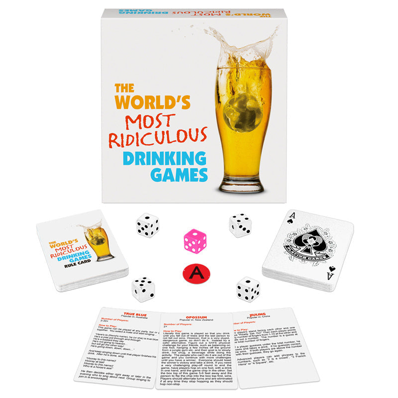 30 Fun Drinking Games From Worldwide – Complete Set With Cards, Dice &amp; Game Chip - SP BOUTIQUE