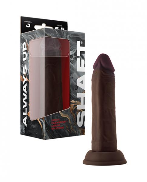 Shaft Model J Flexskin Liquid Silicone  Dong - Mahogany - SP BOUTIQUE
