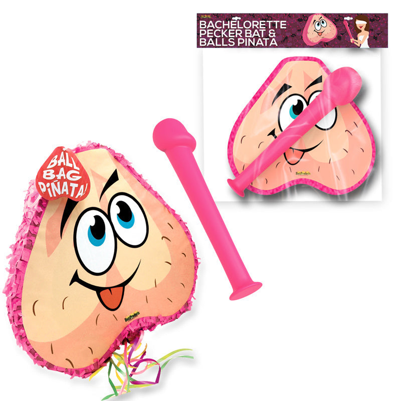 Pecker Bat &amp; Ball Pinata Combo Pack - SP BOUTIQUE