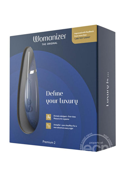 Womanizer Premium 2 Clitoral Stimulator - 14 Intensities, Smart Silence &amp; Autopilot Experience - SP BOUTIQUE