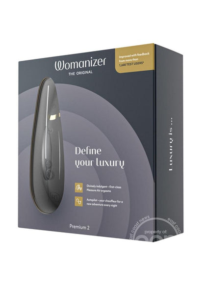 Womanizer Premium 2 Clitoral Stimulator - 14 Intensities, Smart Silence &amp; Autopilot Experience - SP BOUTIQUE