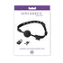 Sincerely, SS Locking Lace Silicone Ball Gag - SP BOUTIQUE