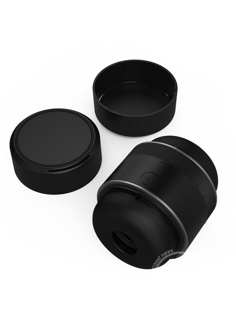 Arcwave Voy Silicone Dual End Adjustable Compact Stroker - Black/Grey - SP BOUTIQUE