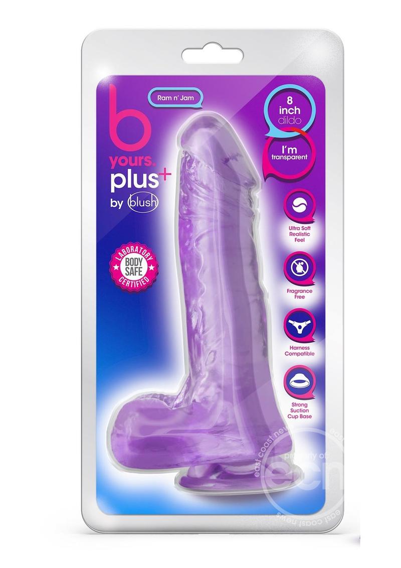 B Yours Plus Rock n' Roll Realistic Dildo with Balls 8in