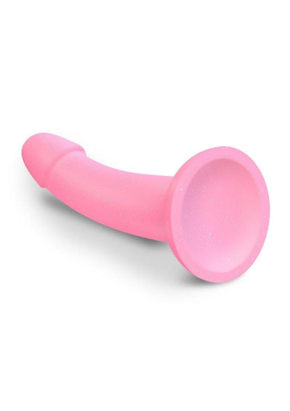 Dildolls Glitzy Silicone Dildo - Pink - SP BOUTIQUE